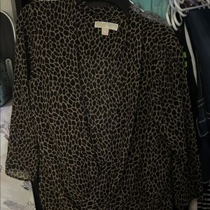 Michael Kors Animal Print Top